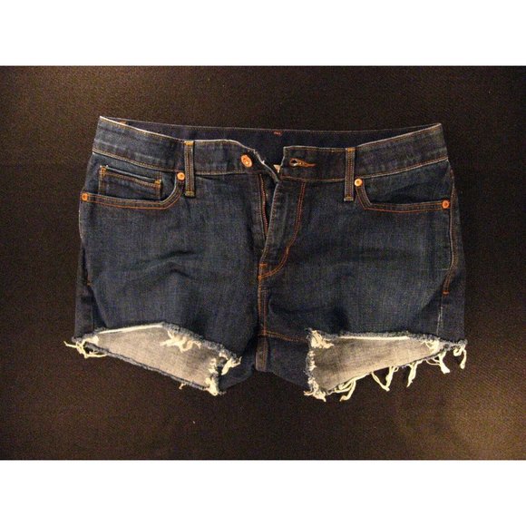 LEVIS 525 Womans Perfect Waist CUTOFF JEANS SHORTS 12P W 31 Denim Daisy Dukes St - Picture 1 of 11